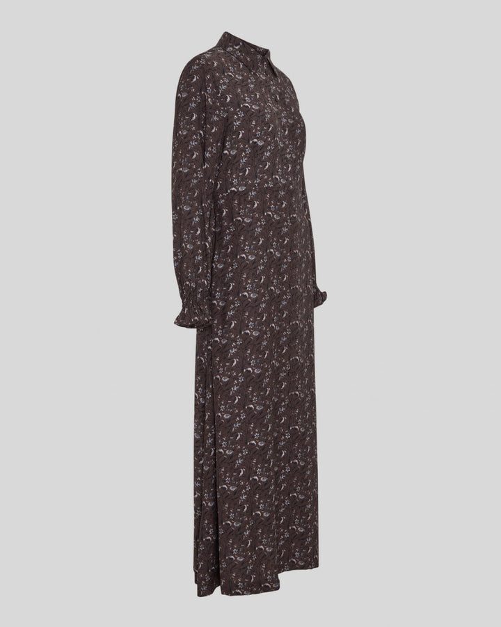 Michella Shirt Dress AOP Hot Fudge Flowers