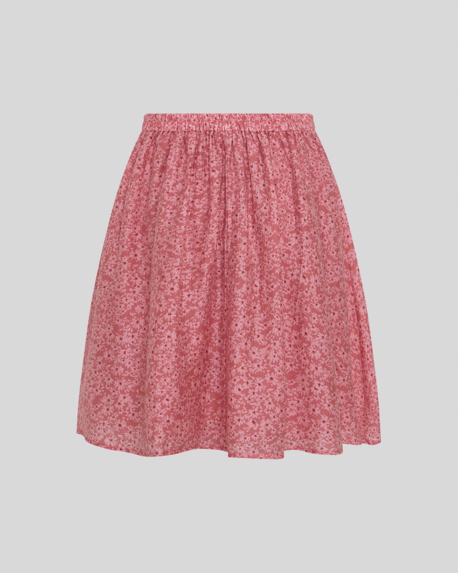 Seraphina HW Skirt AOP F Rose Flowers