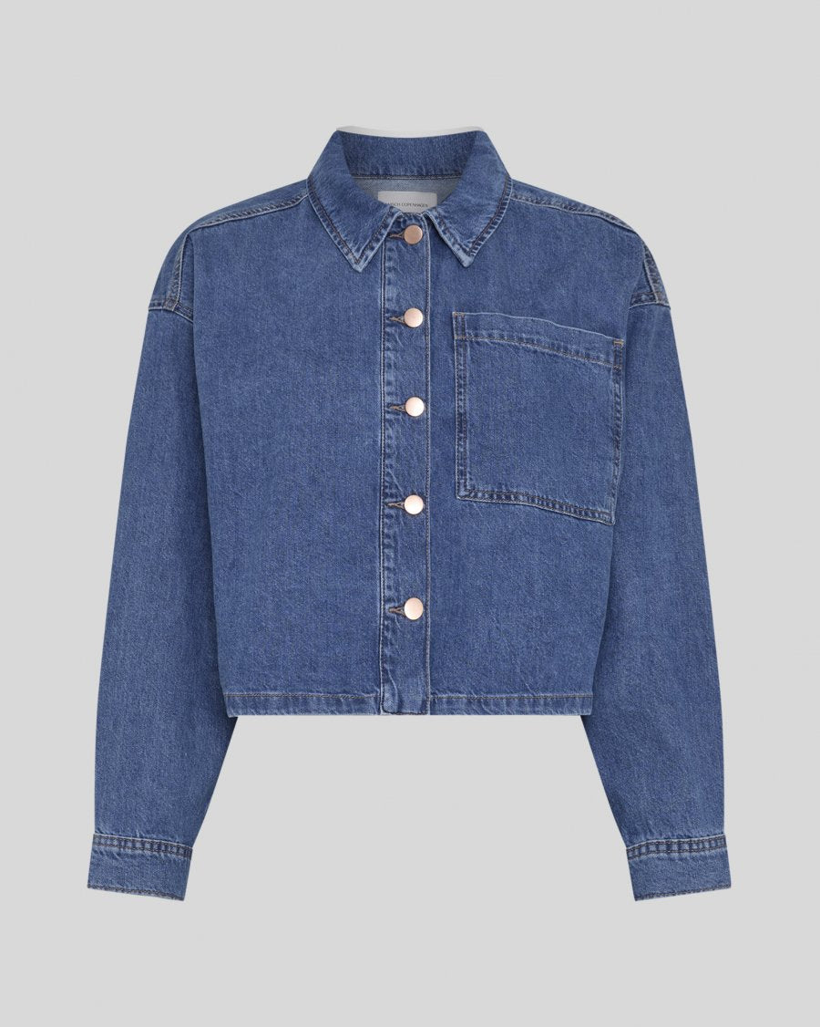 Turig Alena Shirt Mid Blue Wash