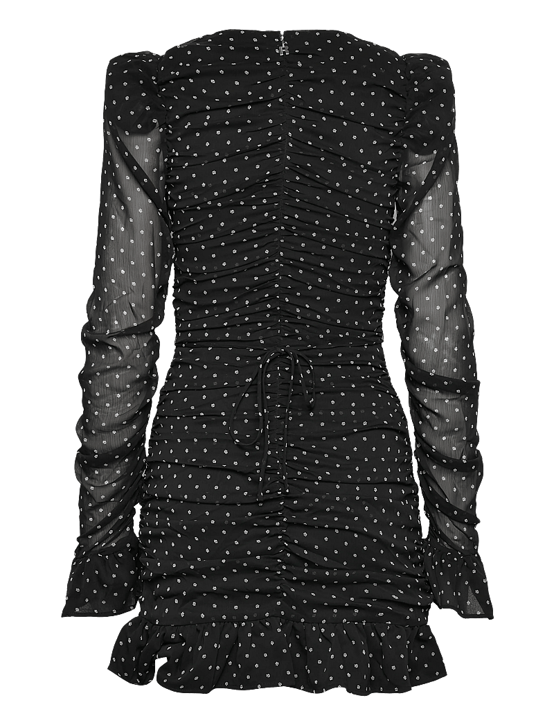 Printed Long-Sleeve Dress