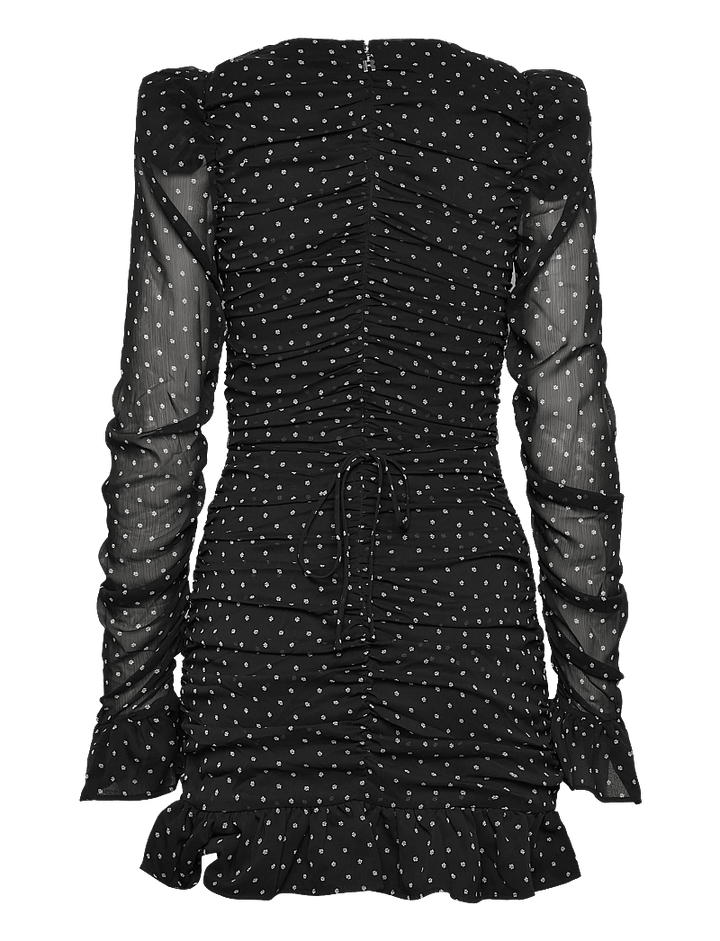 Printed Long-Sleeve Dress