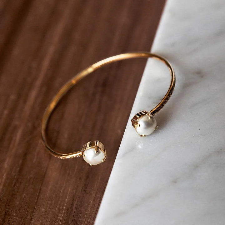 Classic Petite Bracelet Gold Pearl