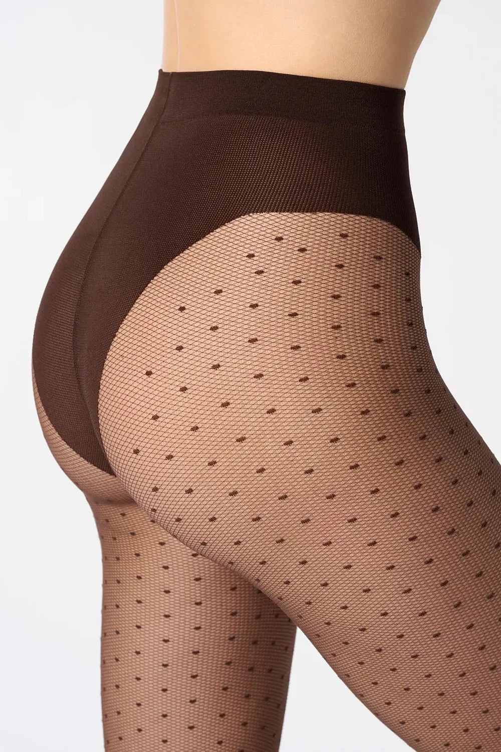Plumetis Tights 30 Den Moka