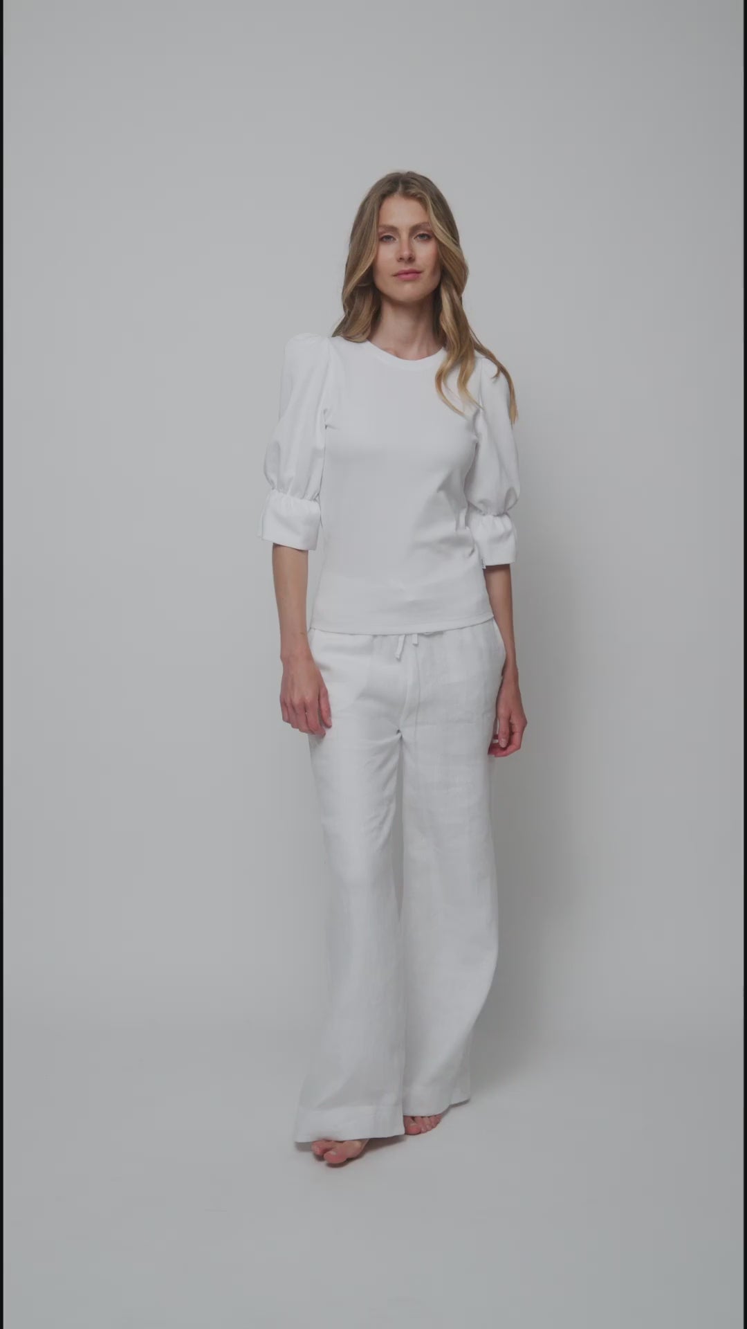 Immi Linen Pants Black