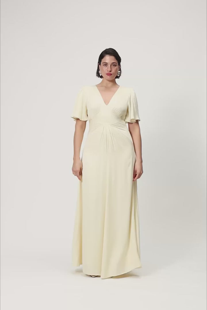 Bari Dress Vanilla Yellow