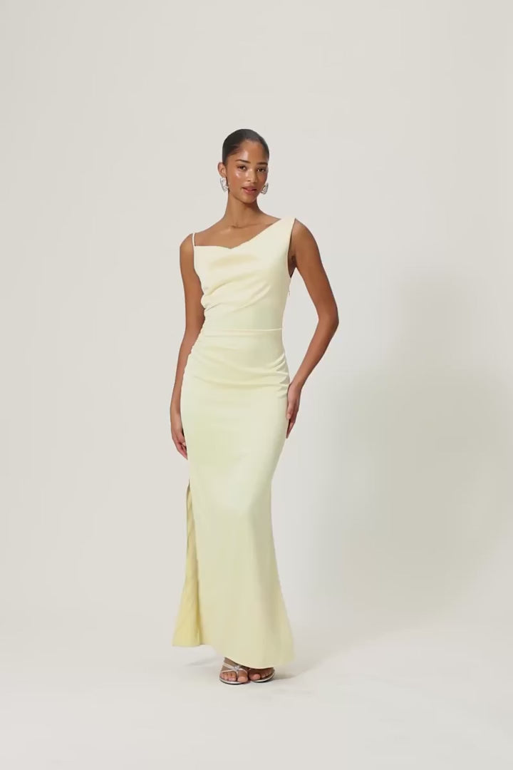 Almeria Maxi Dress Vanilla Yellow
