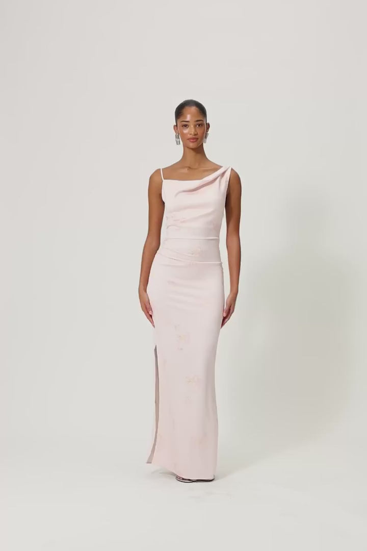 Almeria Maxi Dress Pastel Pink