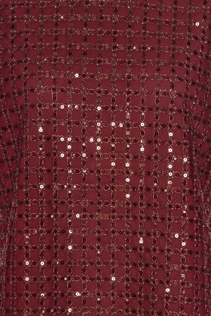 Beaded Oversized Top Zinfandel