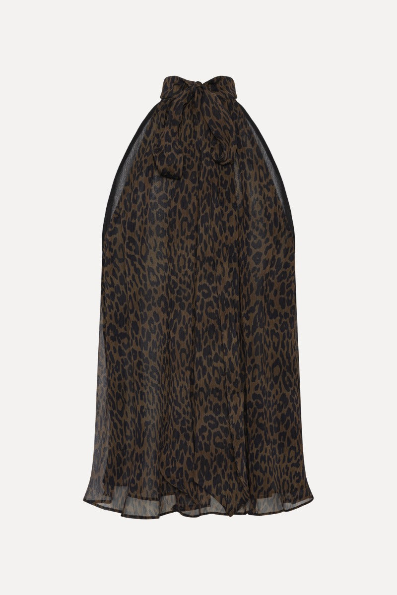 Halterneck Bow Top Molé Comb