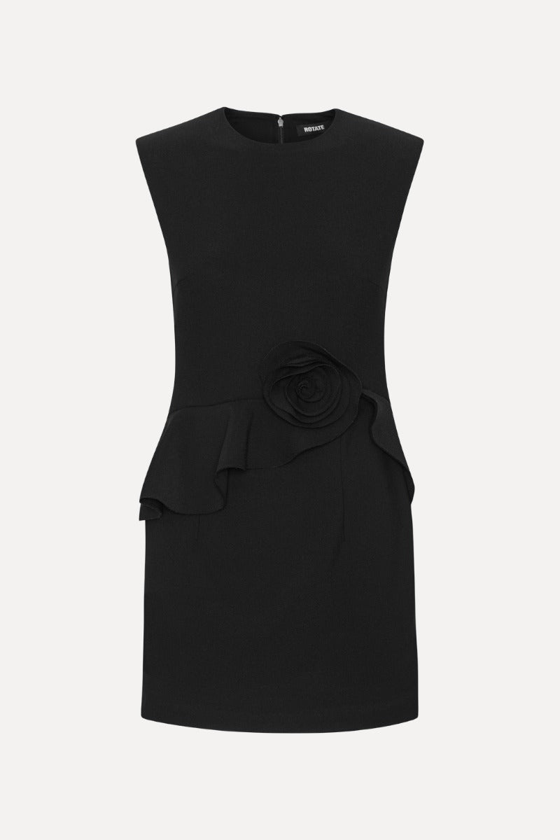 Rose Mini Dress Black