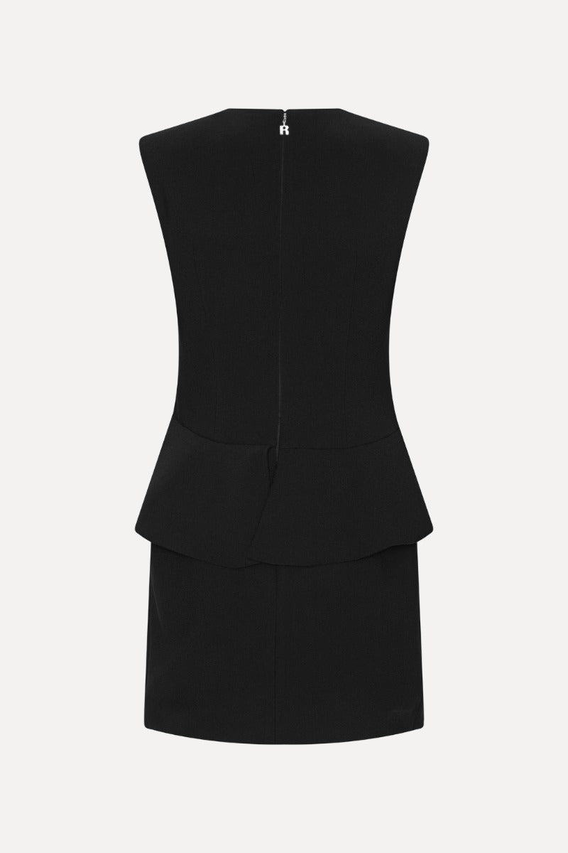 Rose Mini Dress Black