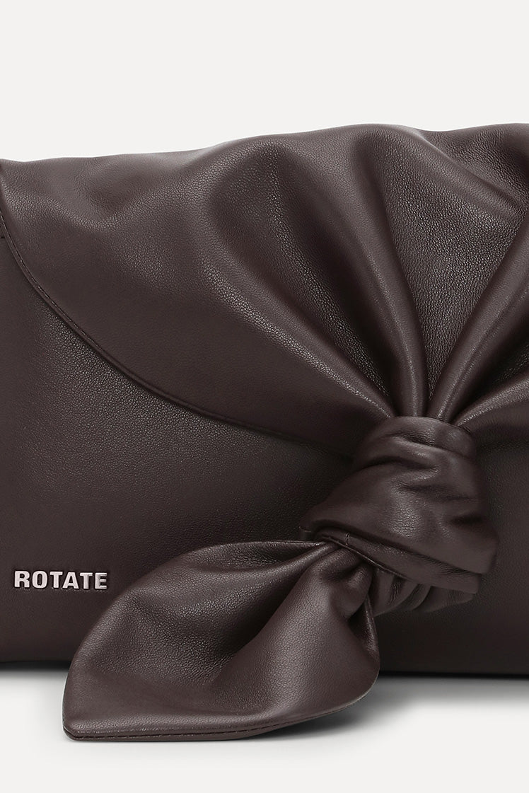 Leather Knot Scarf Bag Molé
