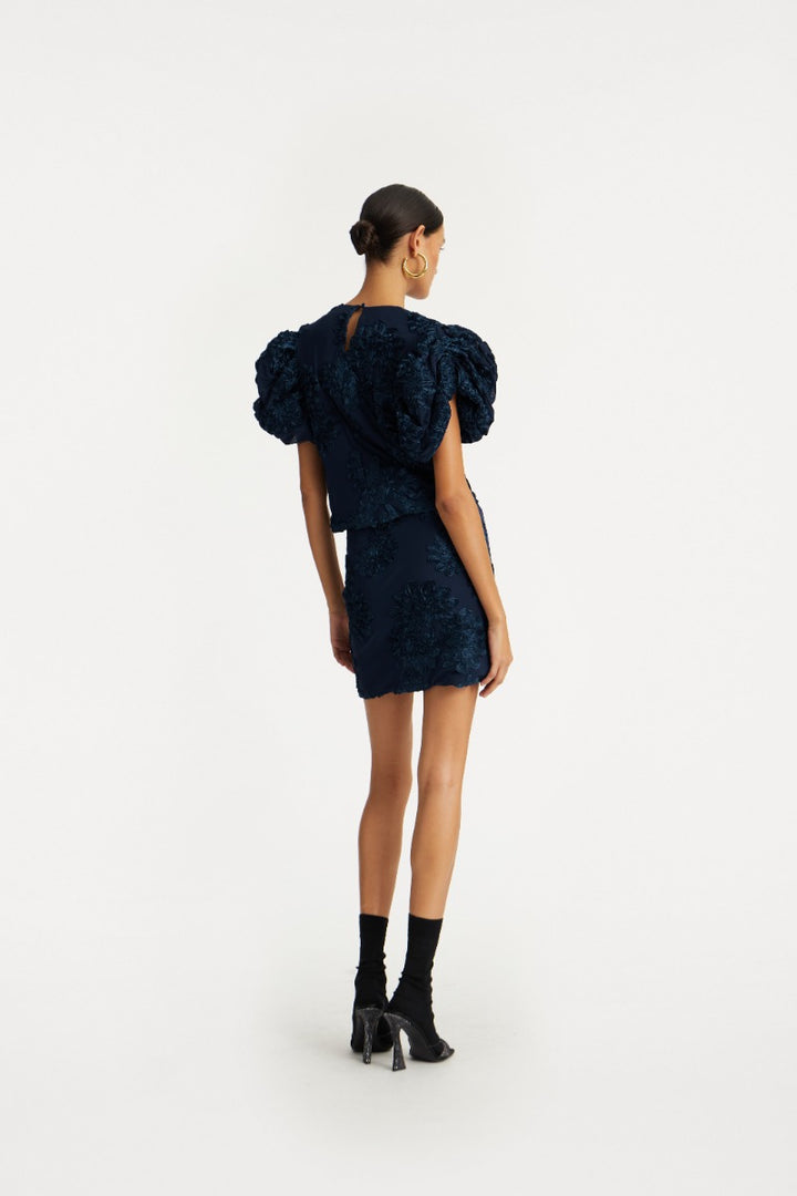 3D Mesh Mini Skirt. Blueprint