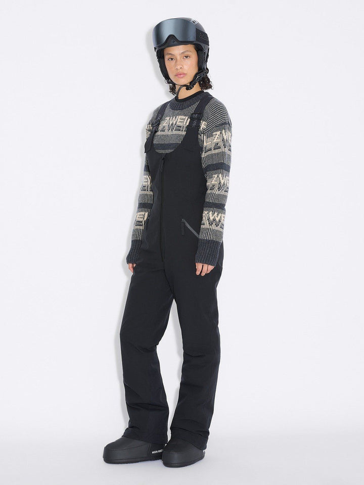 W Tryvann Bib Trouser Dk. Grey (1054)