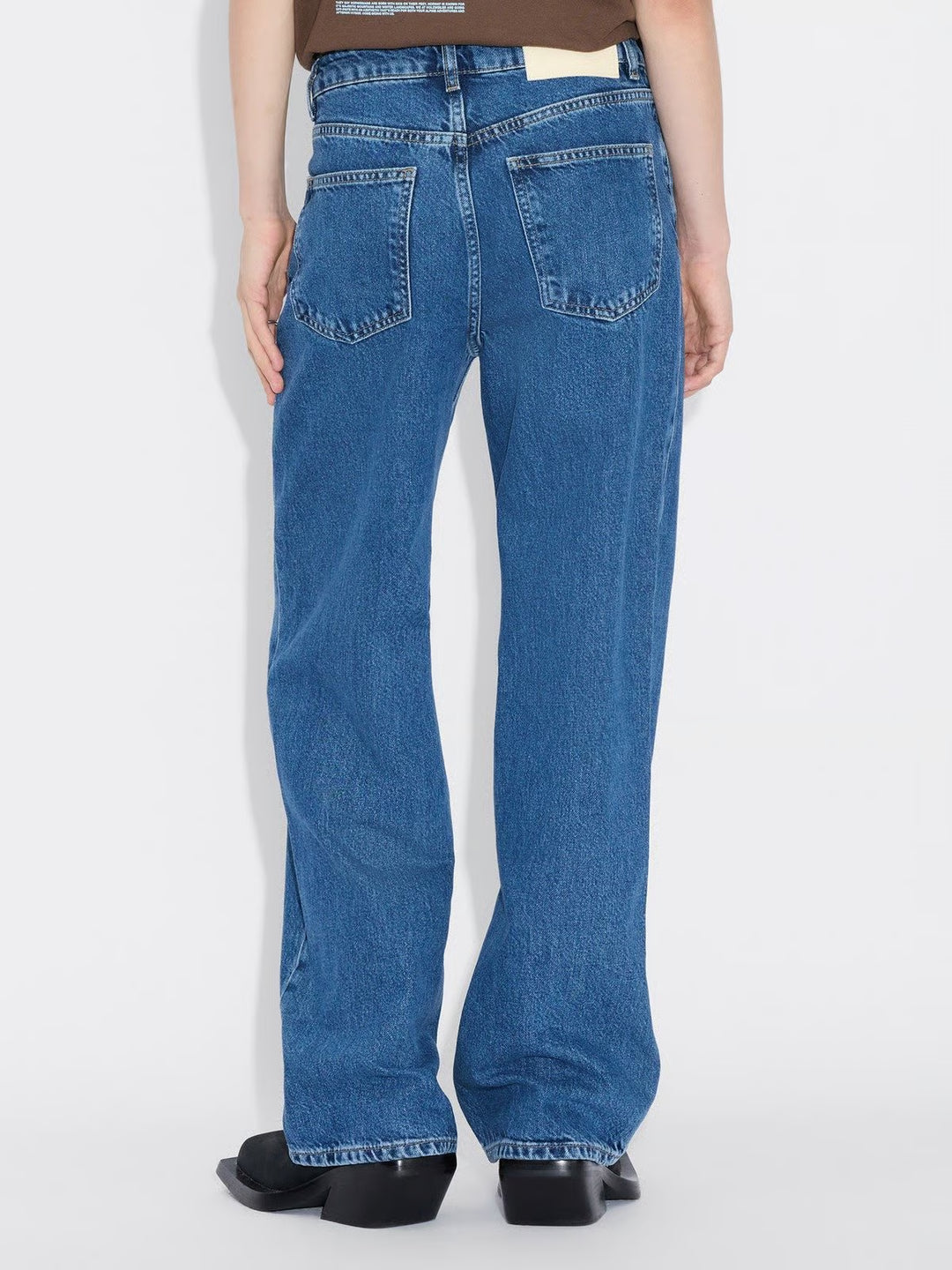 W. Wide Jeans Mid Blue