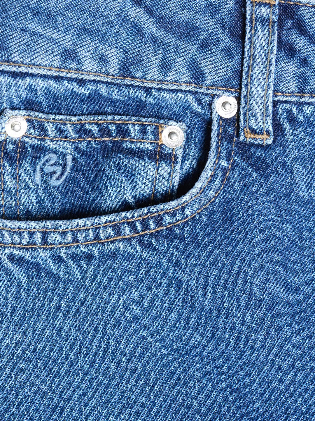 W. Wide Jeans Mid Blue
