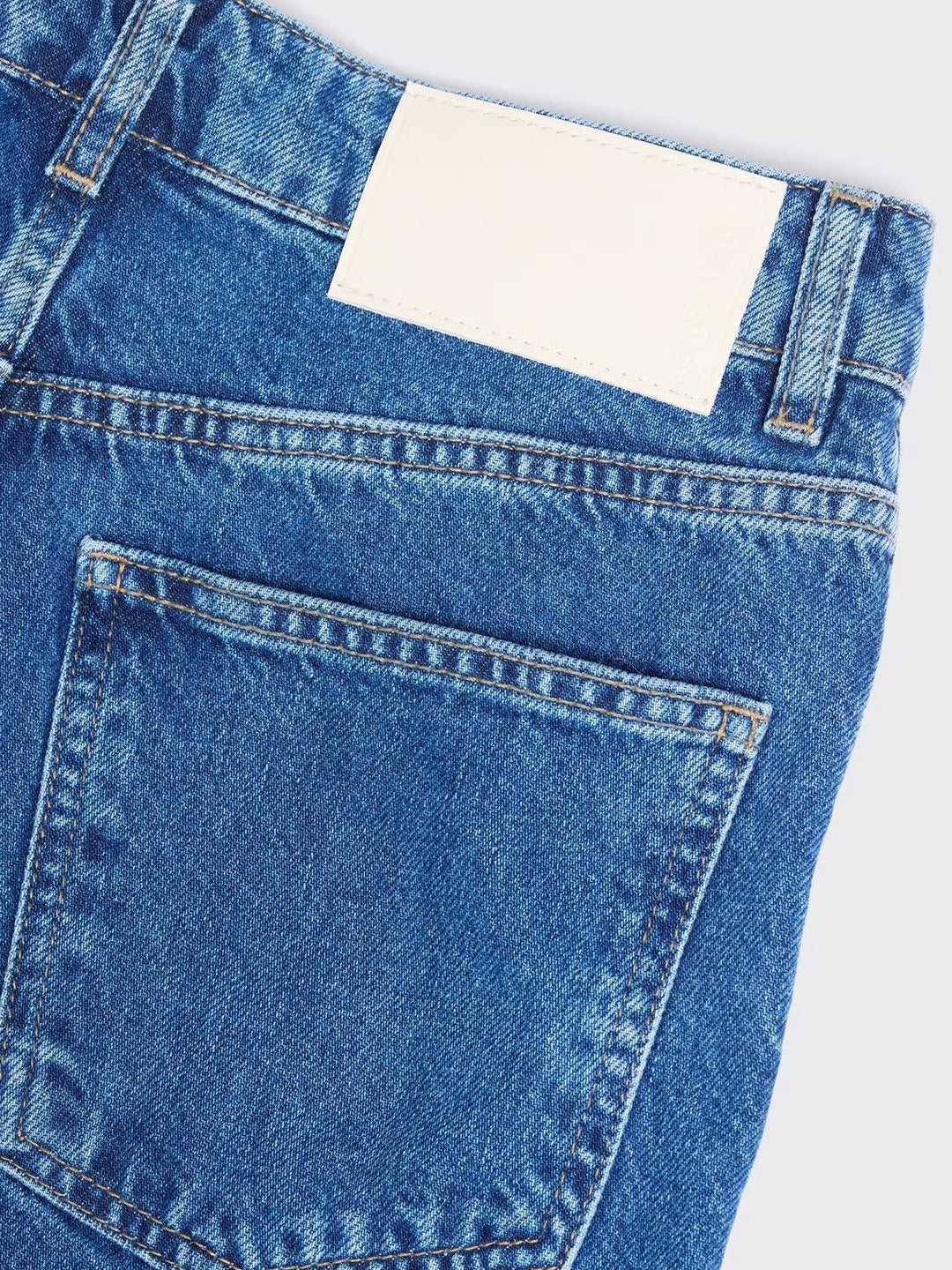 W. Wide Jeans Mid Blue