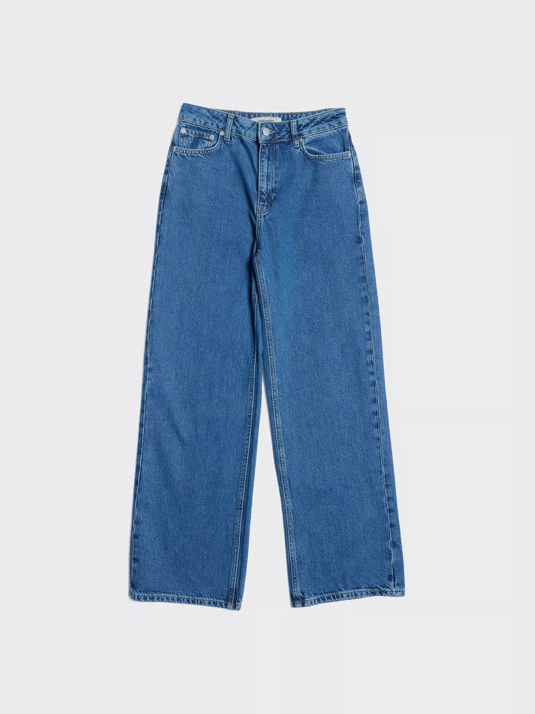 W. Wide Jeans Mid Blue