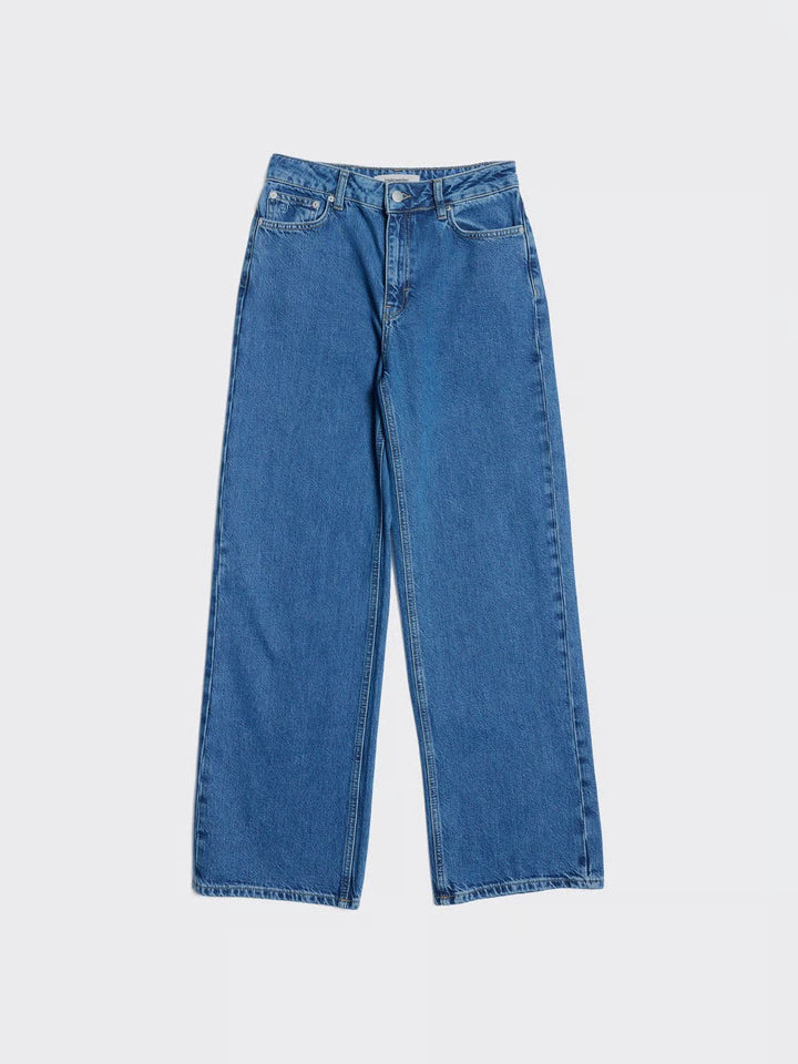 W. Wide Jeans Mid Blue
