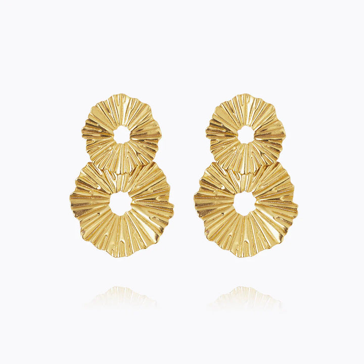 Vassia Earrings Gold Gold