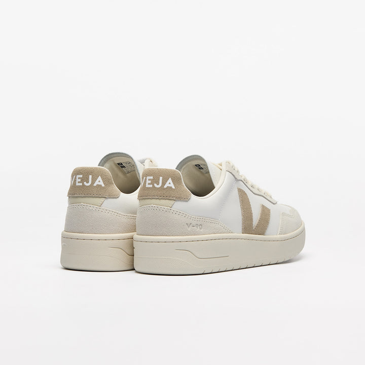 V-90 O. T. Leather White Taupe