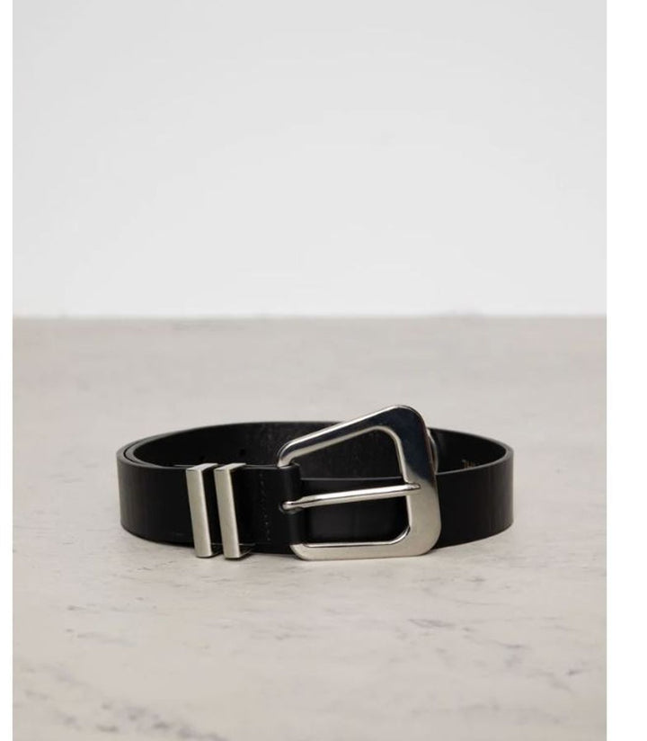 Bennet Belt Black Silver