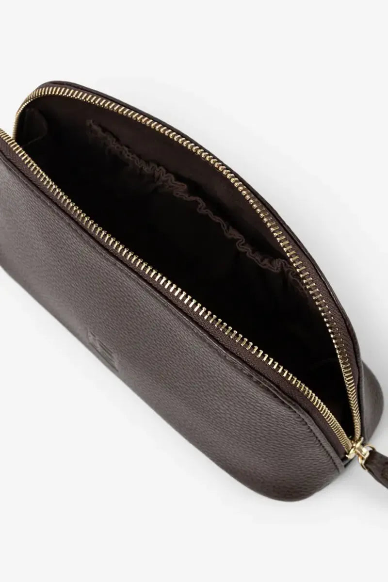 Cosmetic Pouch Small Dark Brown