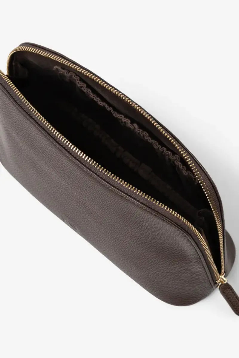 Cosmetic Pouch Large Dark Brown