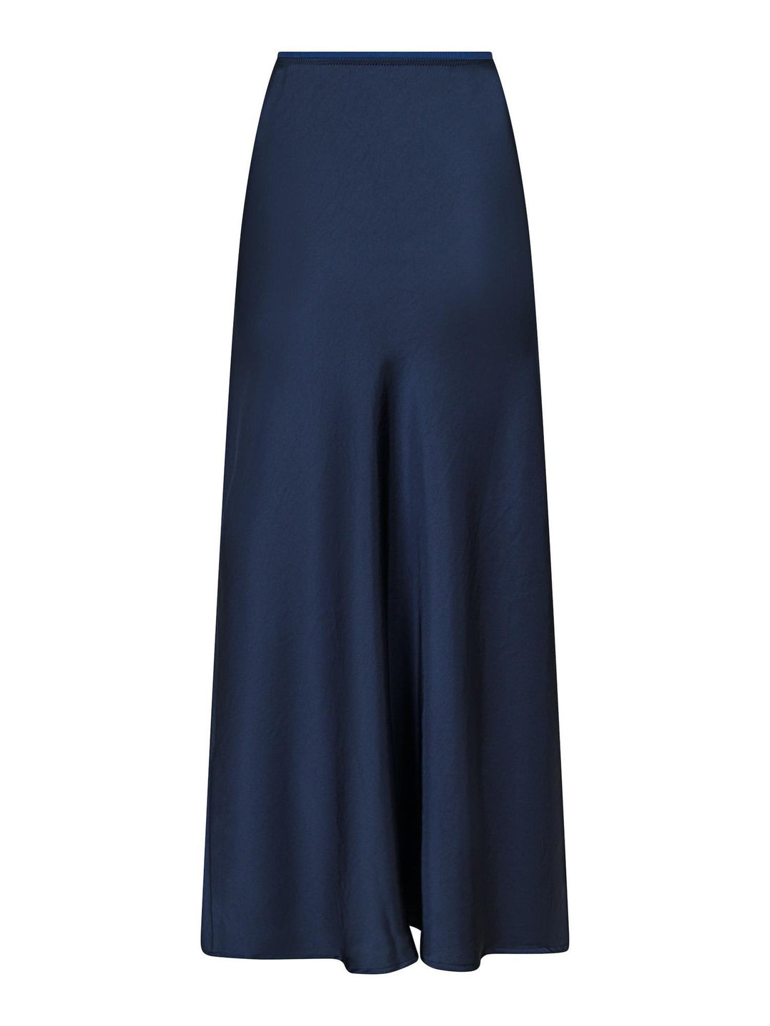 Vicky Heavy Sateen Skirt Midnight Blue