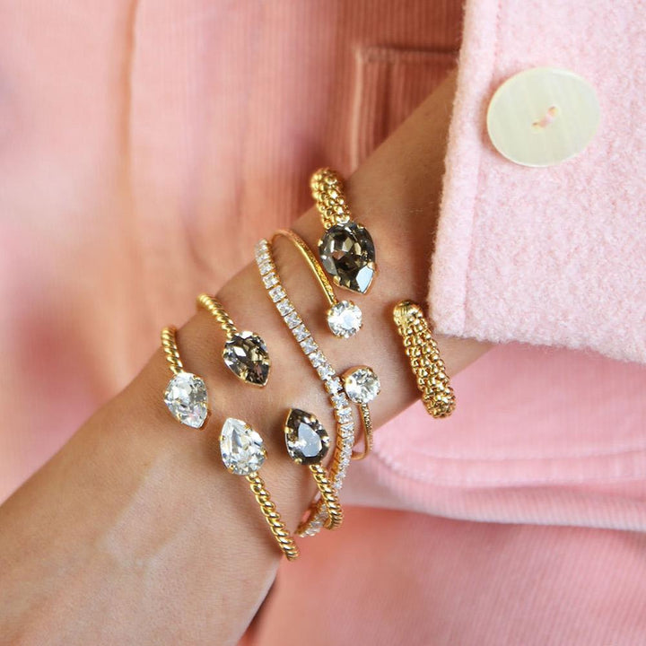 Mini Drop Bracelet Gold Greige