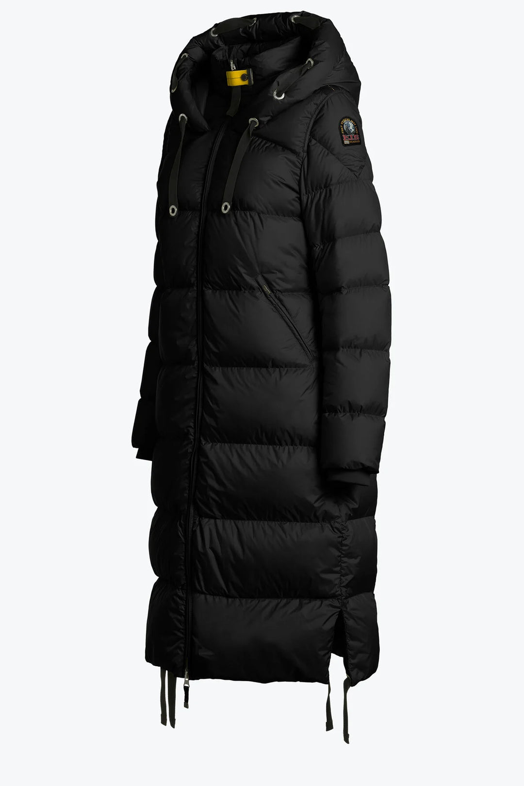 Panda Long Down Jacket Black