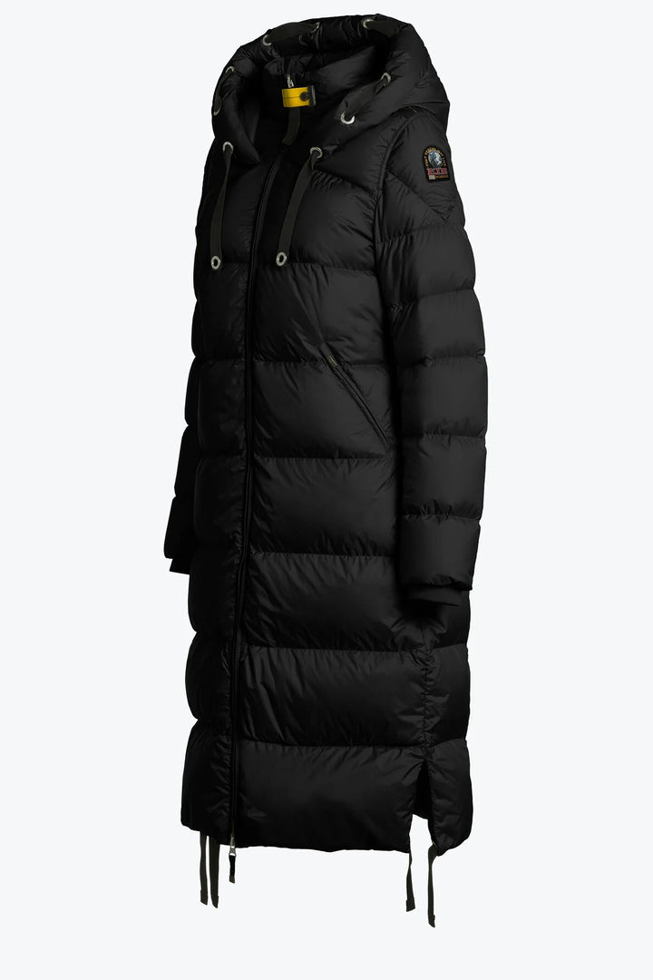 Panda Long Down Jacket Black