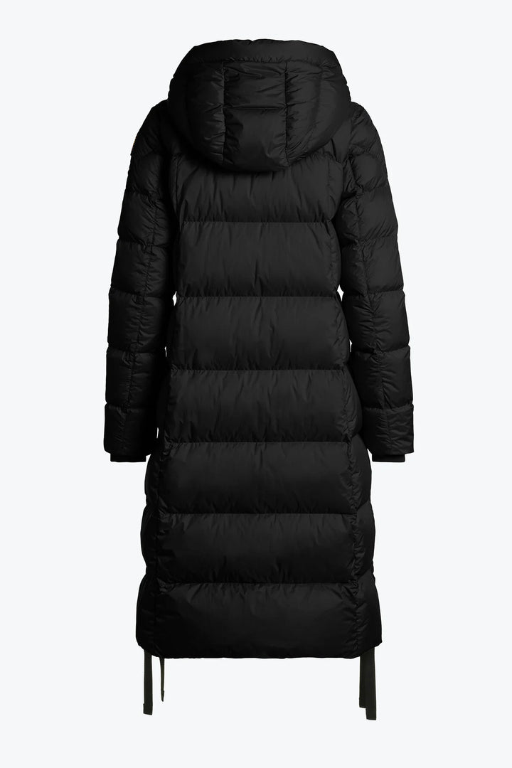 Panda Long Down Jacket Black