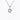 Classic Petite Necklace Rhodium Crystal