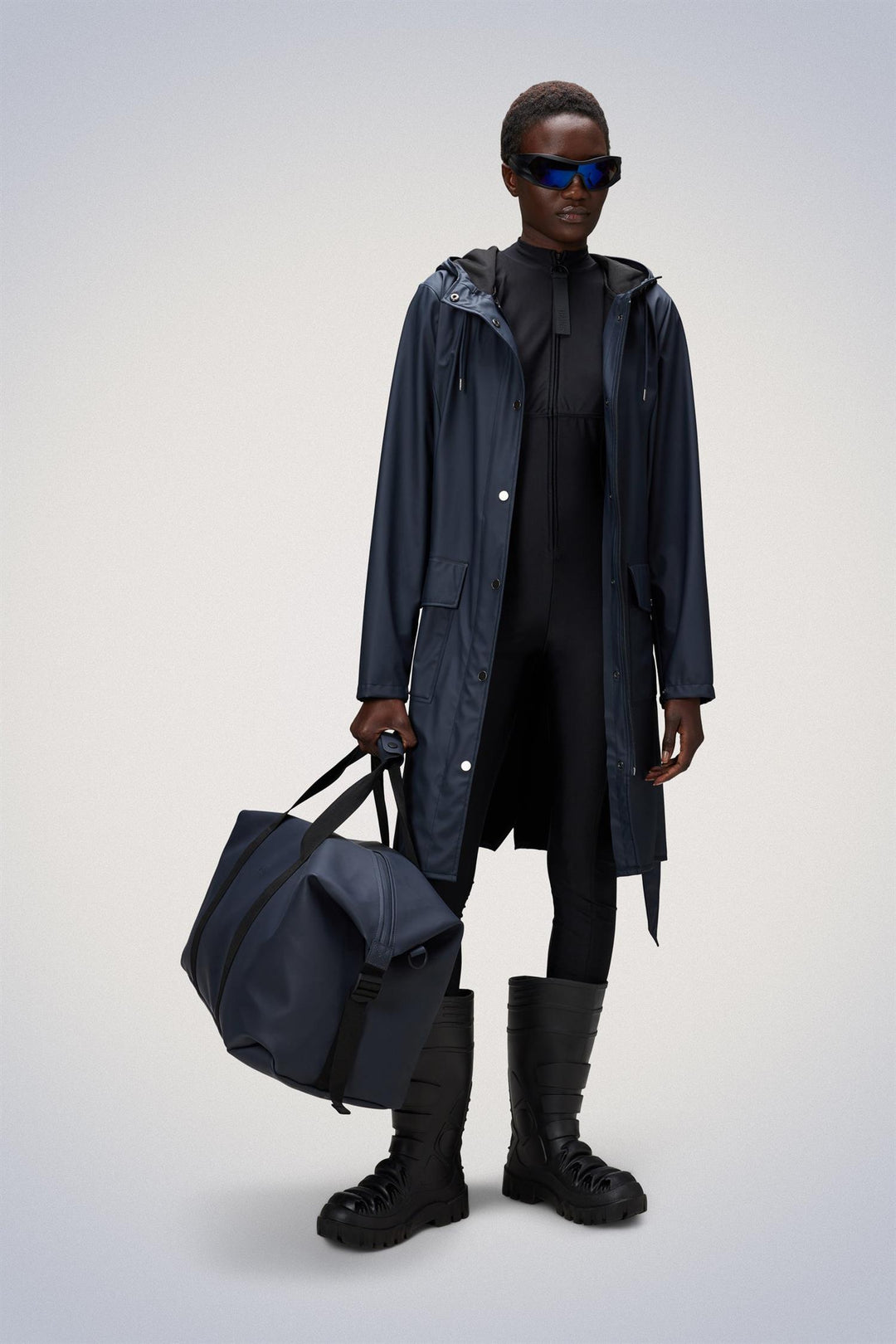 Curve Long Jacket W3 Navy