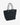 Yenky Logo Tote Bag Black Leather