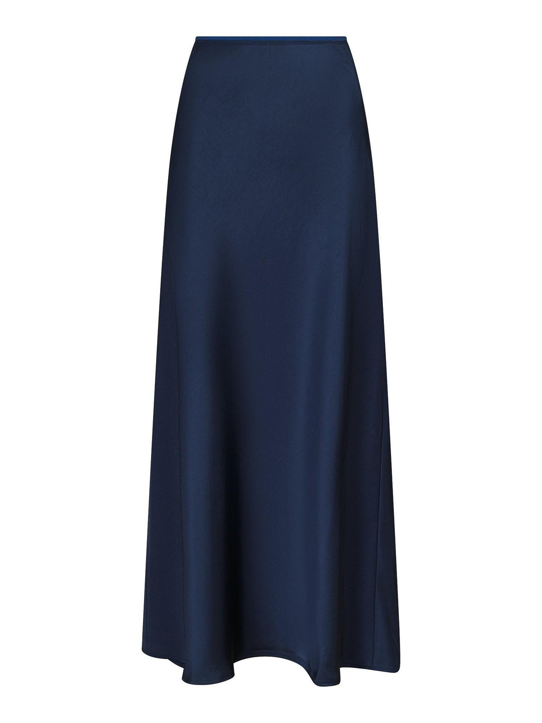 Vicky Heavy Sateen Skirt Midnight Blue
