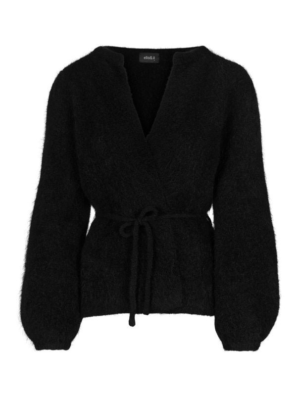Fredrikke Chunky Cardigan Black