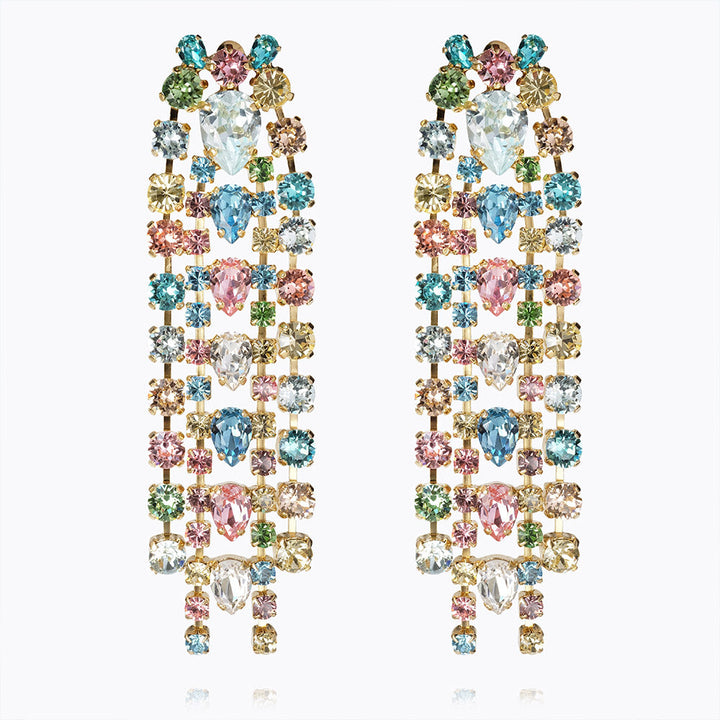 Penelope Earrings Gold Pastel Combo