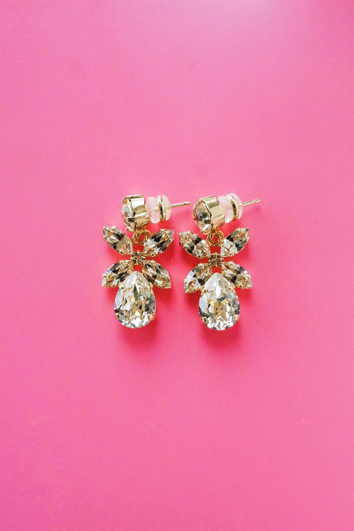 Mini Dione Earrings Gold Silk