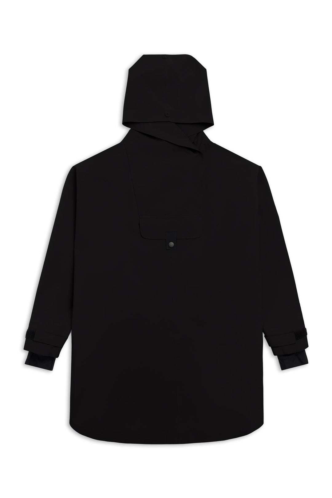 Bergen Poncho Black