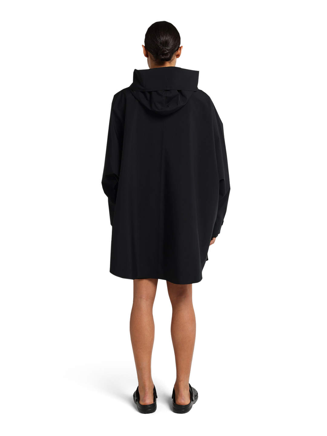 Bergen Poncho Black
