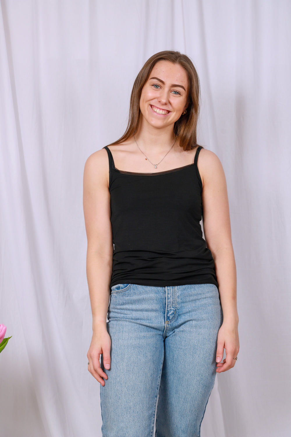 Perfect line top Black