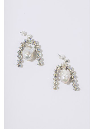 Paris Baroque Earrings Silver