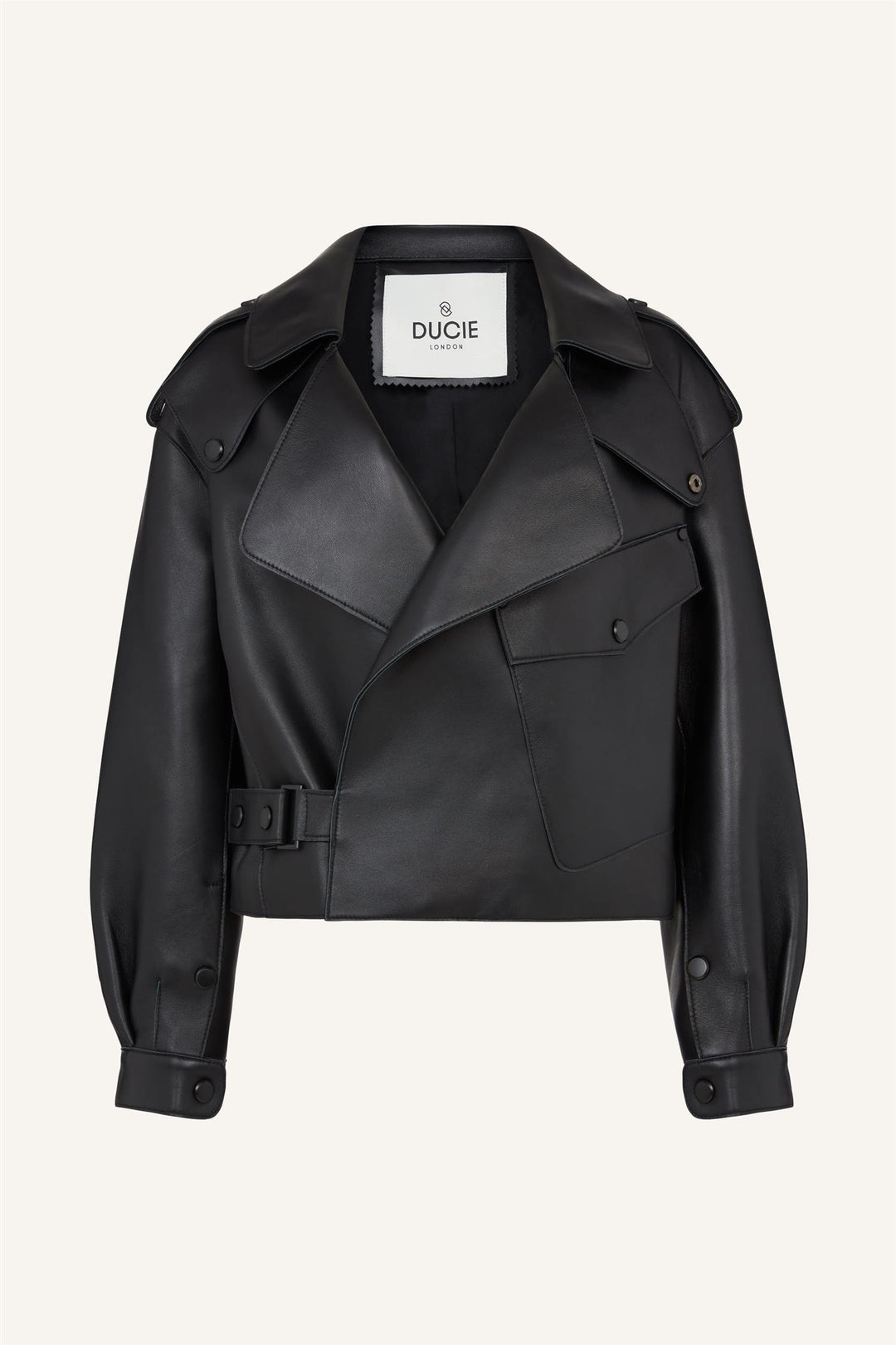 Simi Leather Jacket Black