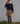 3D Jacquard Mini Skirt Meadow Black