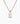 Lydia Long Necklace Gold Crystal
